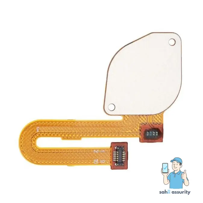 Fingerprint Sensor with Flex Cable for Motorola Moto E7 Power White thumbnail